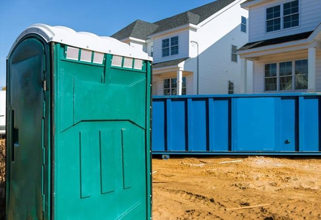 work site bathroom solution porta potties for worker use