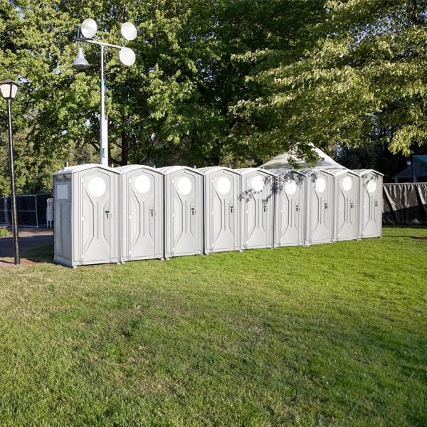 our team frequently cleans and services the special event portable restrooms to ensure they are clean and hygienic throughout the event